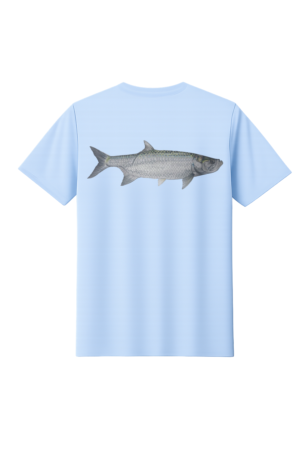DryFit Light Blue Short Sleeve